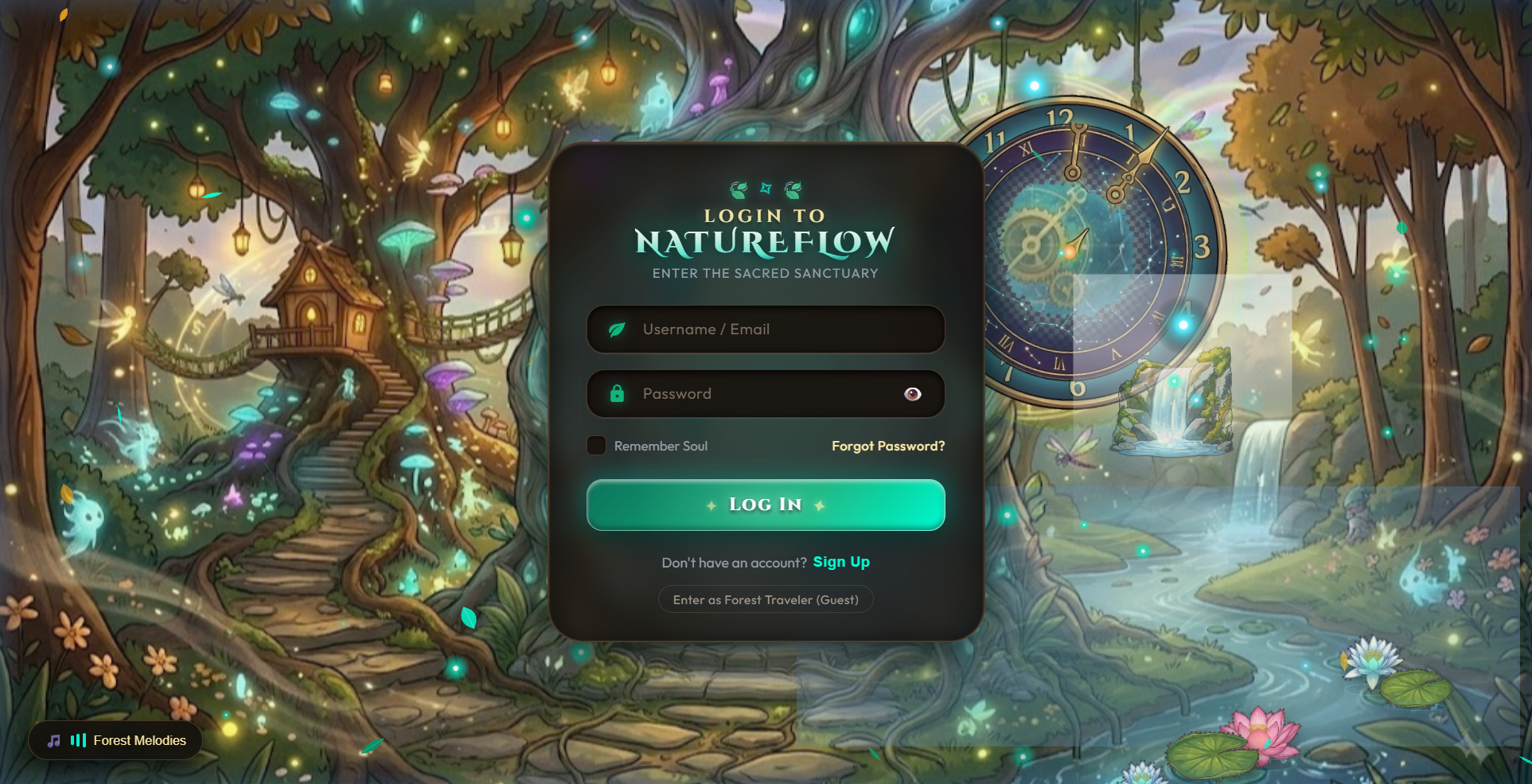 Authentication Portal Real Screenshot